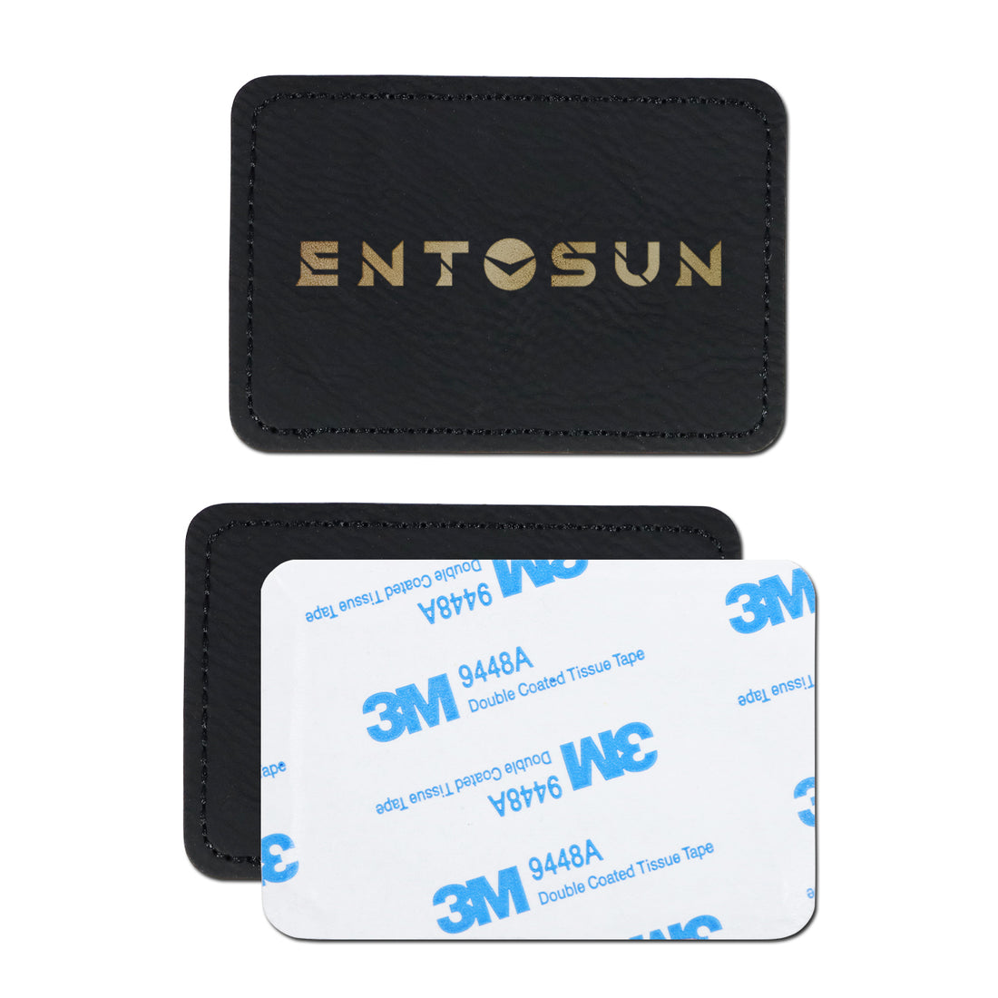 Laser Leather Rectangular Patch - 3 x 2 Inch - (10pcs)